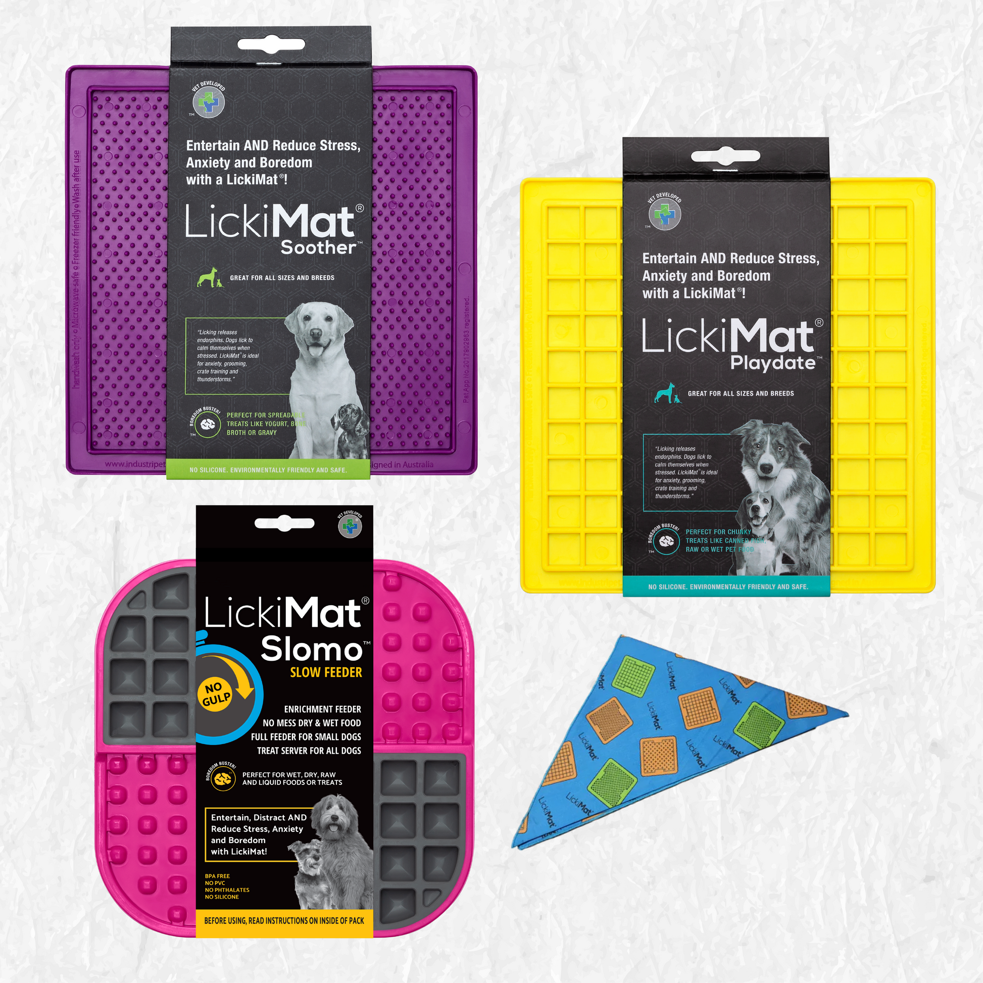 LickiMat® Anxious Dog Bundle – Calm, Soothe, and Relax Your Dog