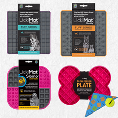 LickiMat® - Fast Eater Gulper | Slow Down Mealtime for Happier, Healthier Dogs!