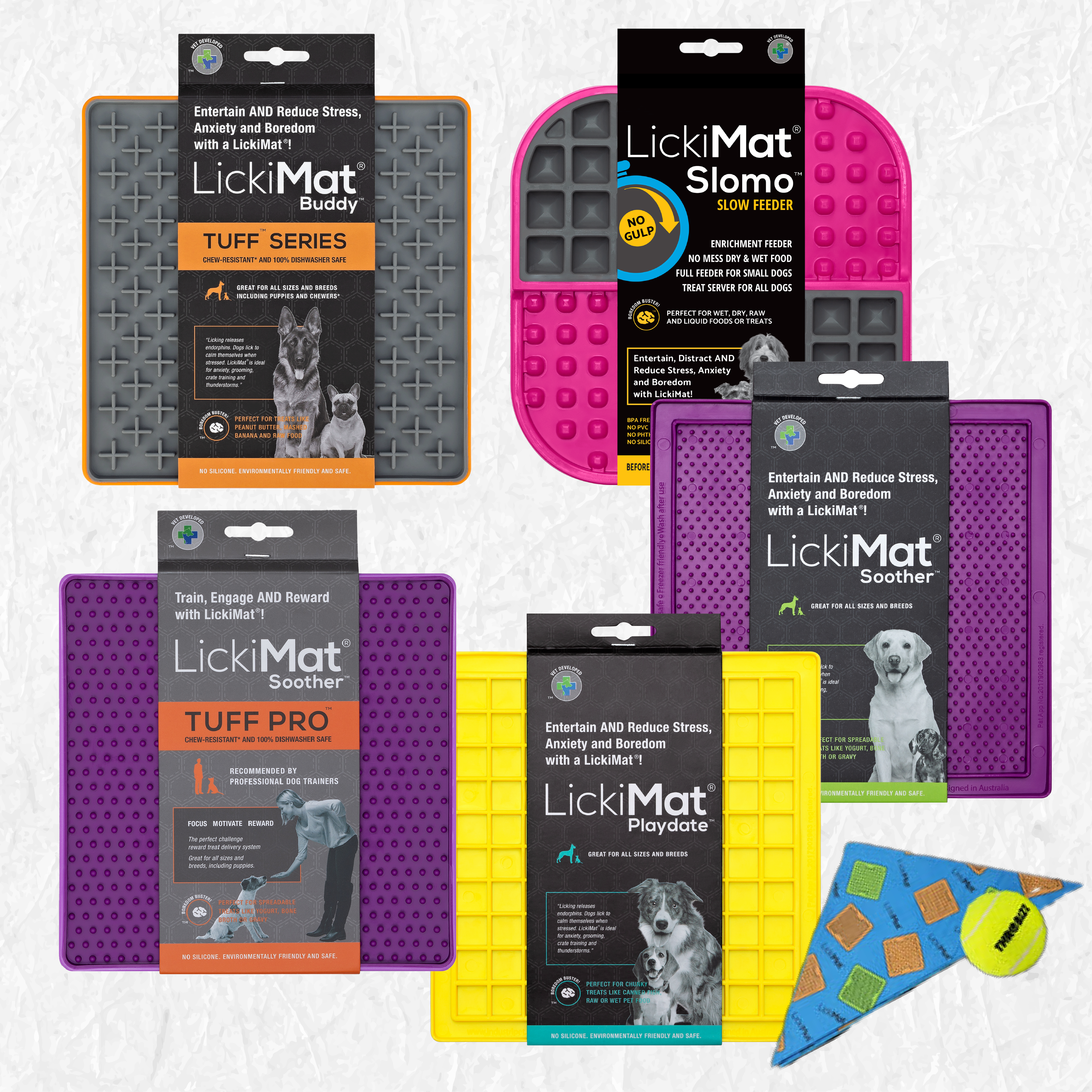 LickiMat® Puppy Delux Bundle - The Ultimate Starter Kit for Your Growing Pup!