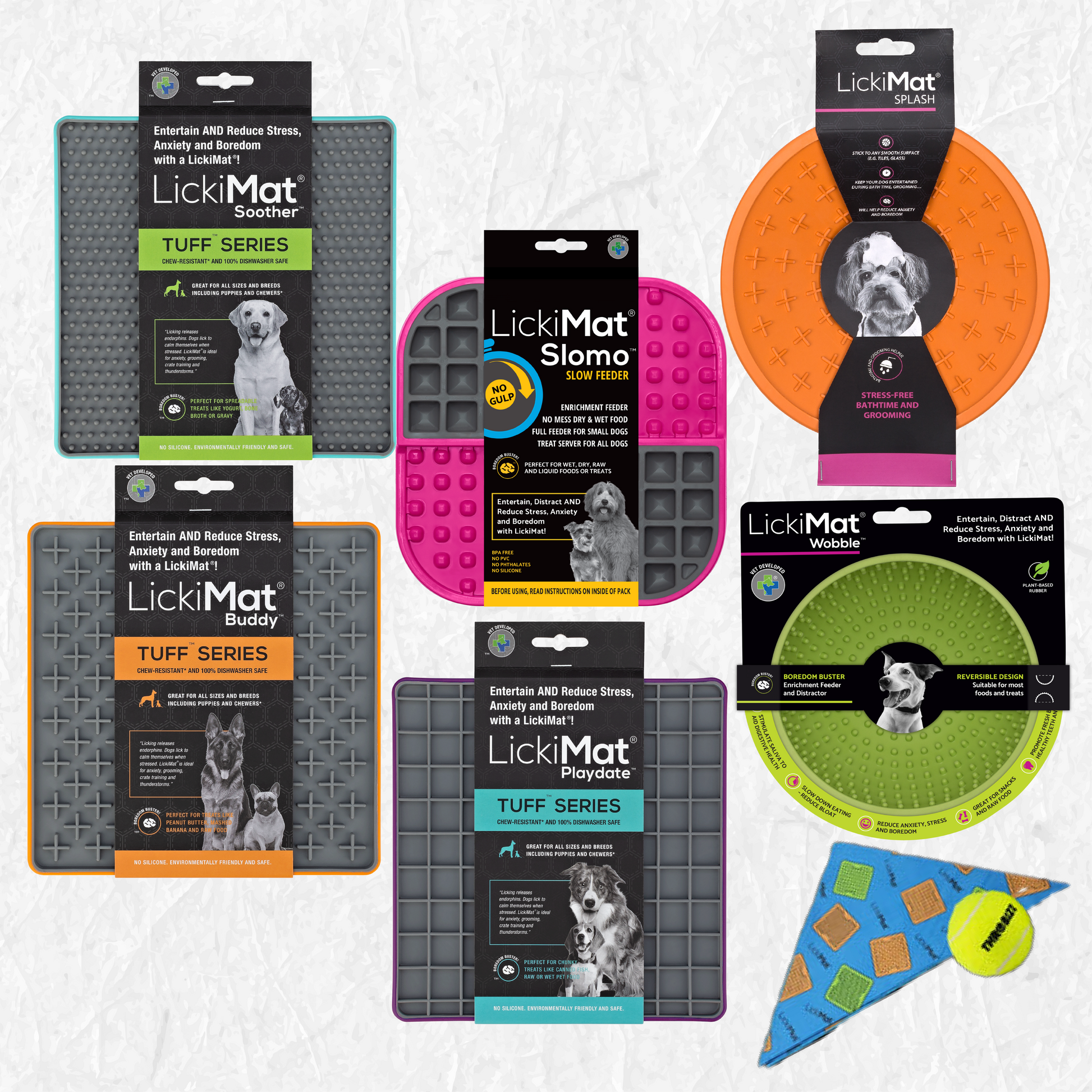 LickiMat® Welcome Dog Delux Bundle - The Ultimate Starter Pack